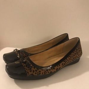 Naturalizer N5 Comfort Vision Leopard flats sz 7.5